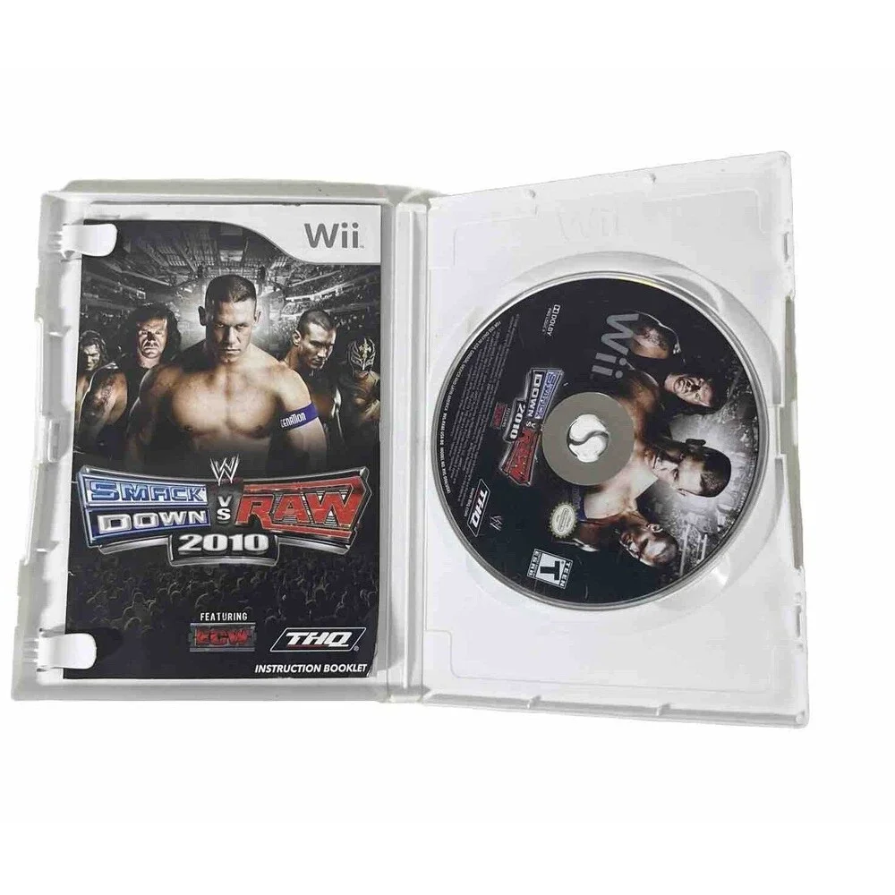 WWE SmackDown vs Raw 2010 Featuring ECW (Nintendo Wii, 2009) CIB Fast Ship